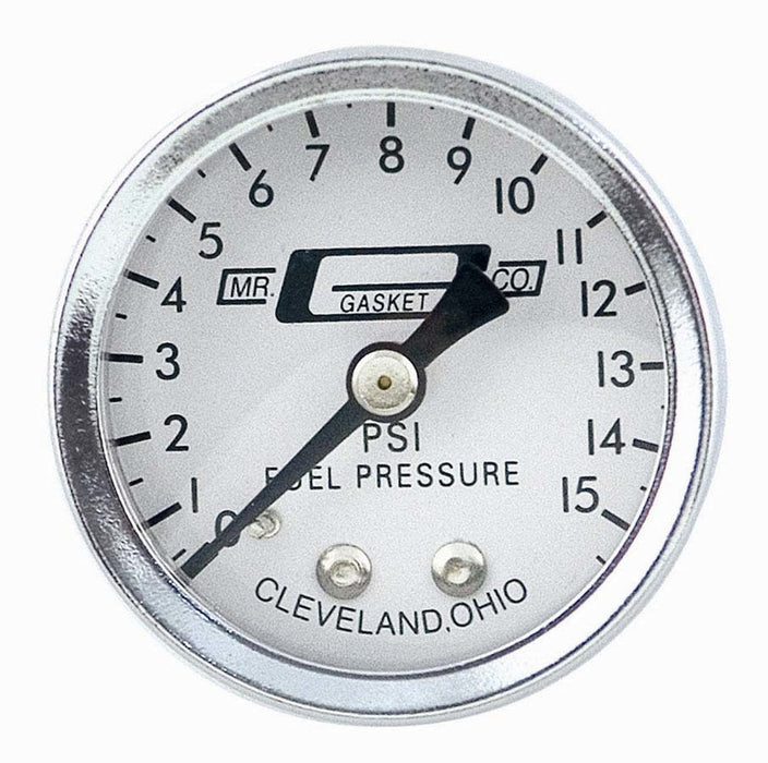 MR. GASKET 1561 Fuel Pressure Gauge 0-15
