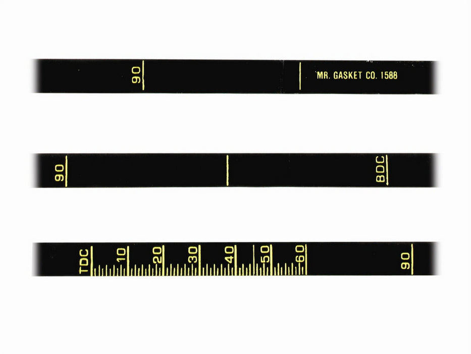 MR. GASKET 1588 Sbc 6-3/4in Timing Tape
