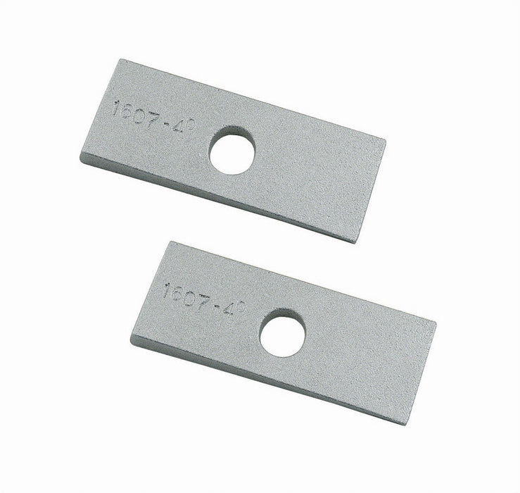 MR. GASKET 1607 Leaf Spring Shims 1pr 4 Degree