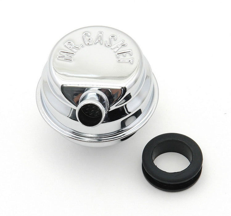 MR. GASKET 2059 Chrome Breather W/Tube