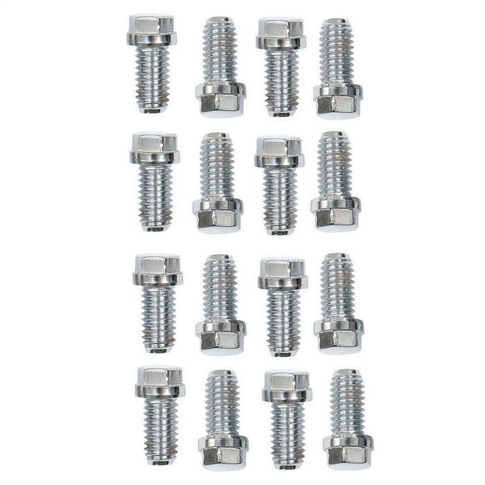 MR. GASKET 2211G 304 S/S Header Bolt Kit Hex Head3/8-16x3/4