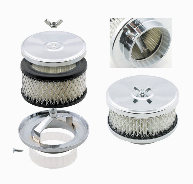 MR. GASKET 4354 4in Chrome Air Cleaner