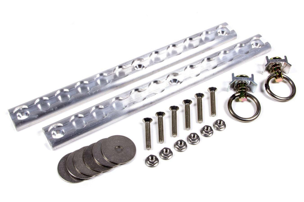 MACS CUSTOM TIE-DOWNS 522112 12in Versatie Track Kit