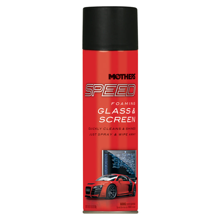 MOTHERS 16619 Speed Foaming Glass Cleaner 19oz. Can