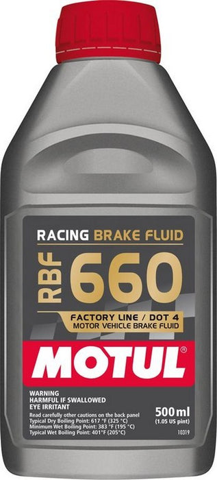 MOTUL USA 101667 Brake Fluid 660 Degree 1/2 Liter