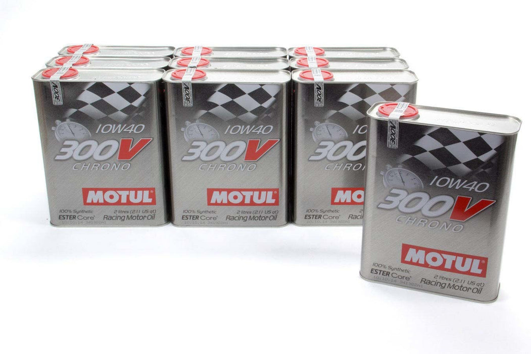 MOTUL USA 104243-10 300V 10w40 Racing Oil Synthetic Cs/10-2 Liter