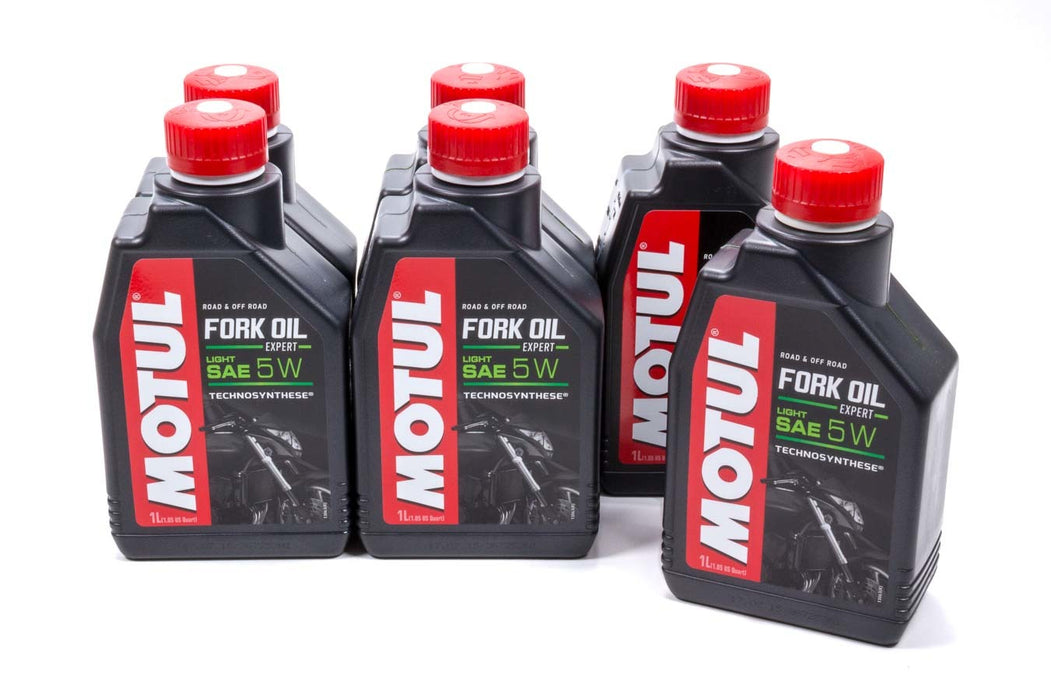 MOTUL USA 105929-6 Fork Oil Expert Light 5W Case 6-1 Liter