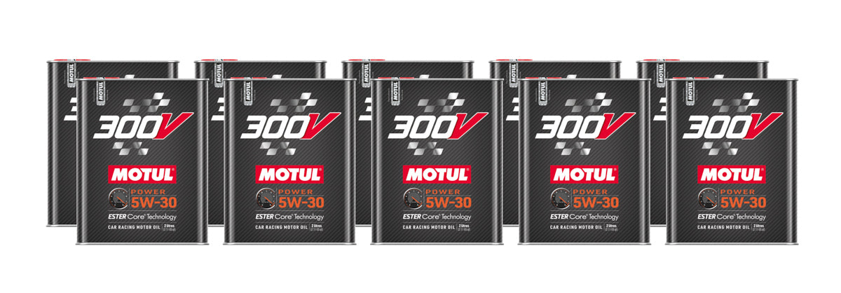 MOTUL USA 110814-10 300V Power Oil 5w-30 Case 10 x 2 Liter