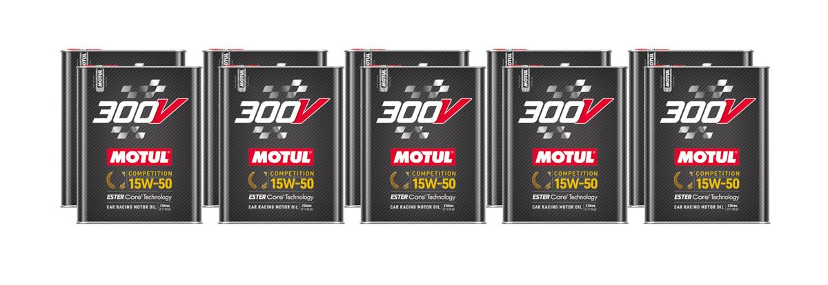 MOTUL USA 110860-10 300V Competition Oil 15w50 Case 10 x 2 Liter