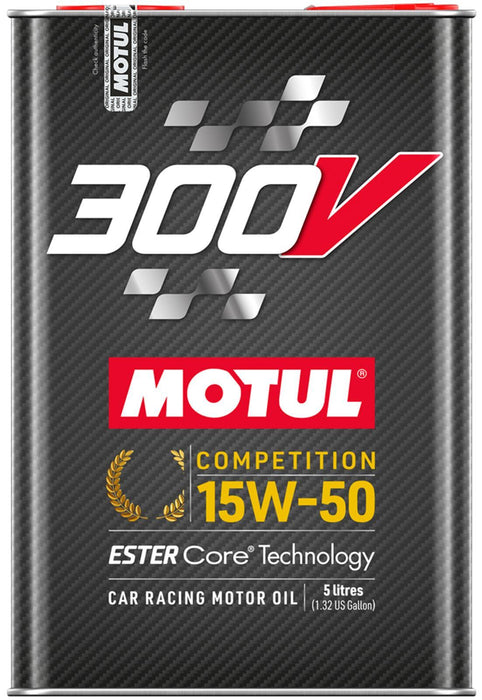 MOTUL USA 110861 300V Competition Oil 15w50 5 Liter