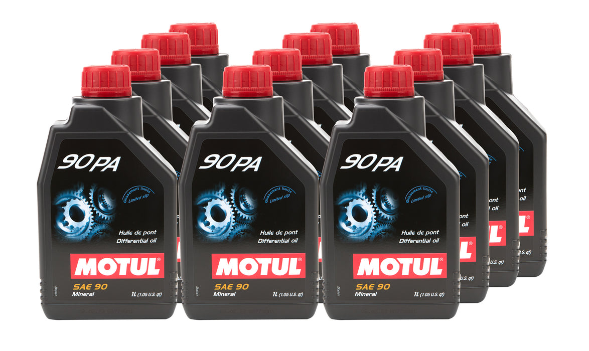 MOTUL USA 111922-12 90PA Limited Slip Diff Oil Case 12 x 1 Liter