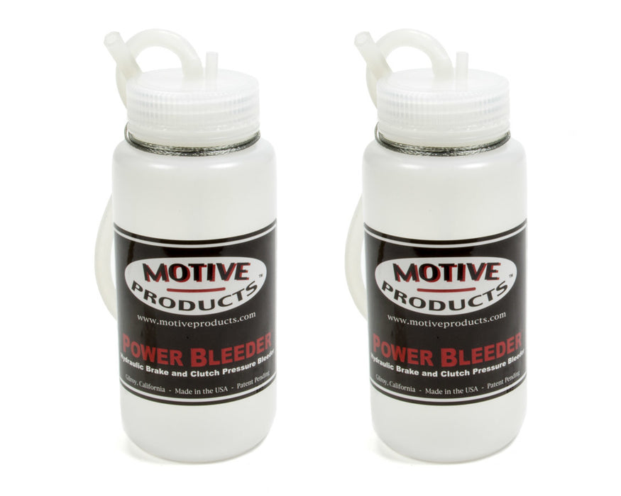 MOTIVE PRODUCTS 1820 Brake Fluid Catch Bottle Kit 2 Bottles