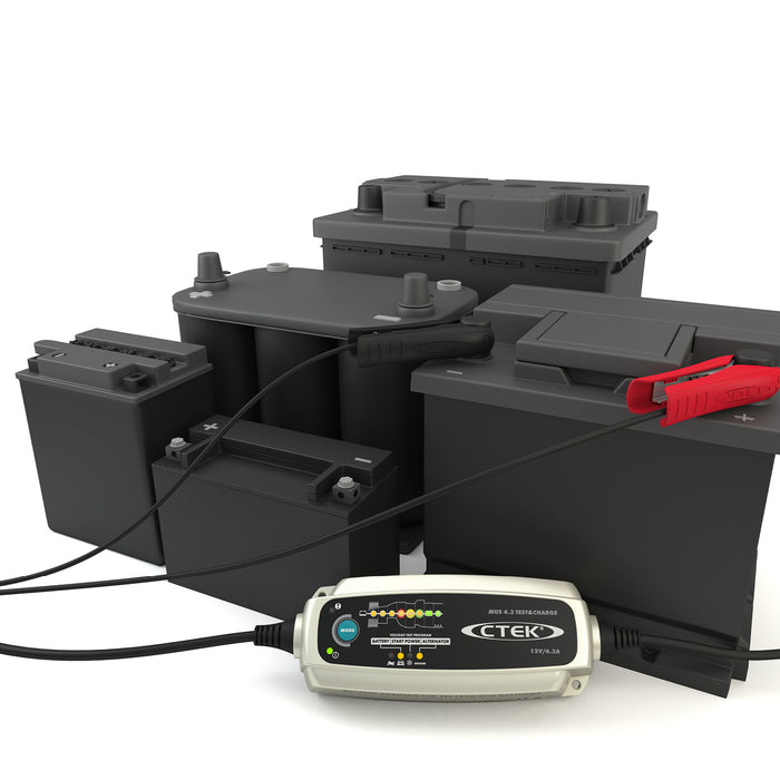 CTEK Power Inc 56-959 CTEK MUS 4.3 Test & Charge - 12V - Truck Part Superstore