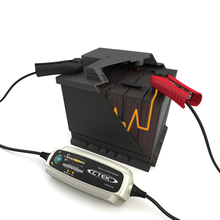 CTEK Power Inc 56-959 CTEK MUS 4.3 Test & Charge - 12V - Truck Part Superstore