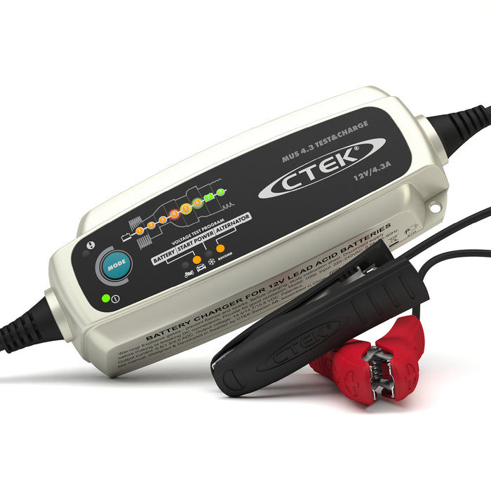 CTEK Power Inc 56-959 CTEK MUS 4.3 Test & Charge - 12V - Truck Part Superstore