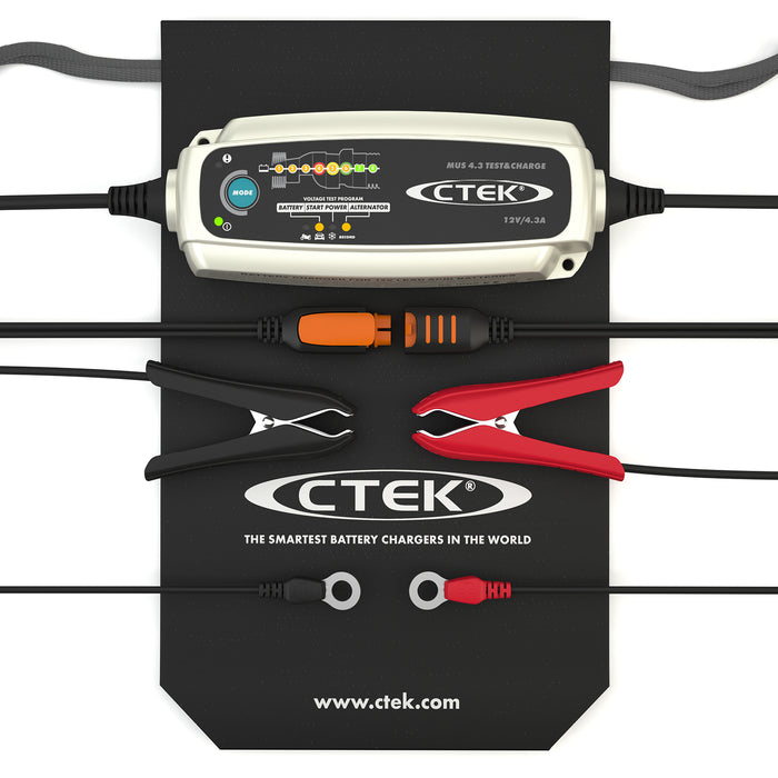 CTEK Power Inc 56-959 CTEK MUS 4.3 Test & Charge - 12V - Truck Part Superstore