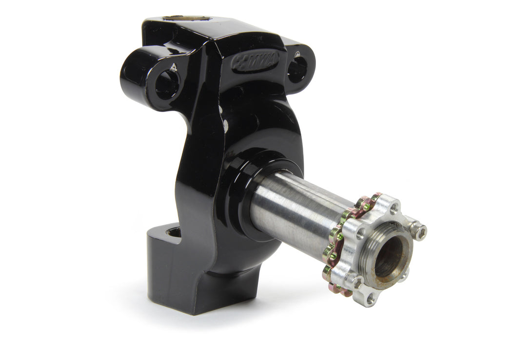 M AND W ALUMINUM PRODUCTS SP-325F-BKPC Spindle w/Straight Steel Snout Black