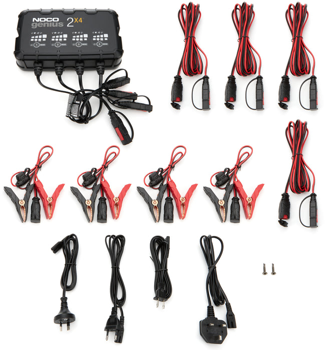 NOCO GENIUS2X4 Batter Charger 4-Bank 8 Amp