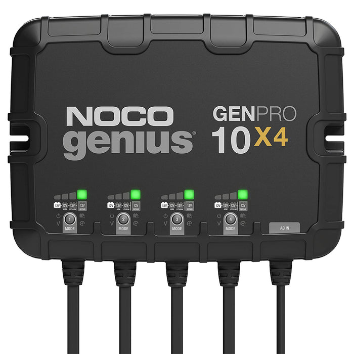 NOCO GENPRO10X4 Battery Charger 4-Bank 40 Amp Onboard