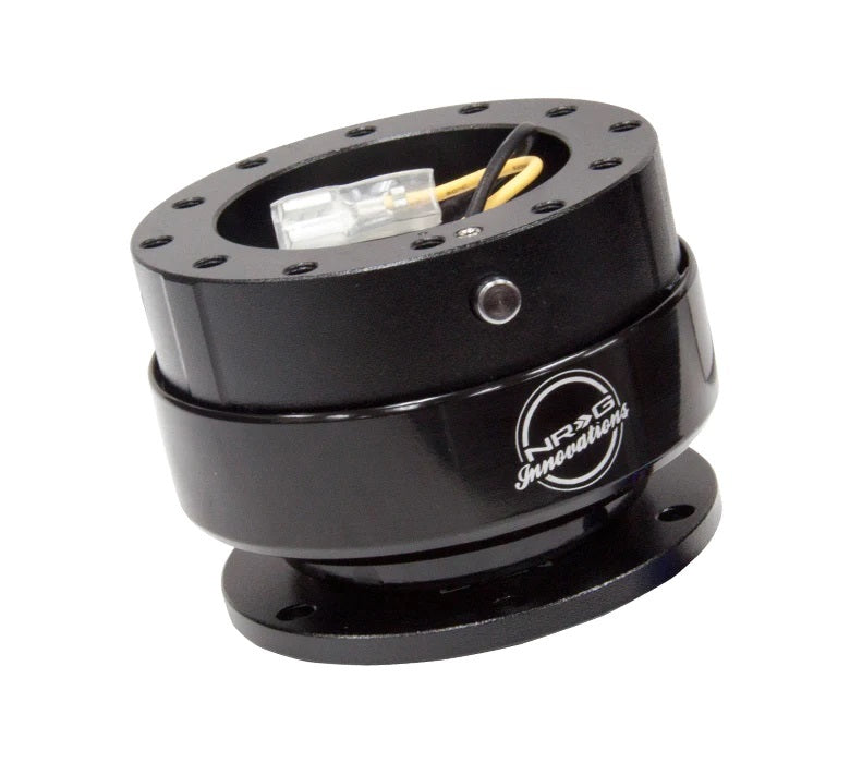 NRG INNOVATION SRK-200BK Steering Quick Release 2.0 Black 2.5in