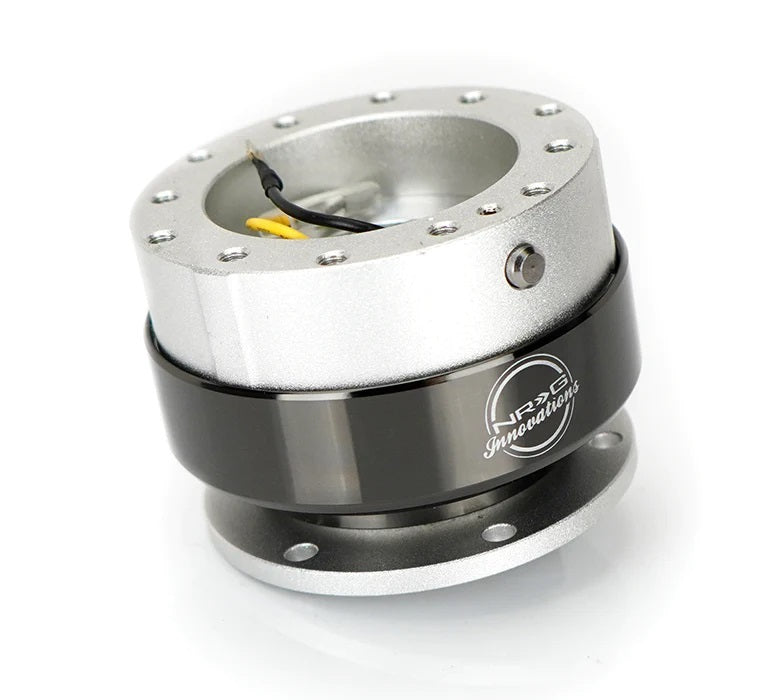 NRG INNOVATION SRK-200SL Steering Quick Release 2.0 Silver 2.5in