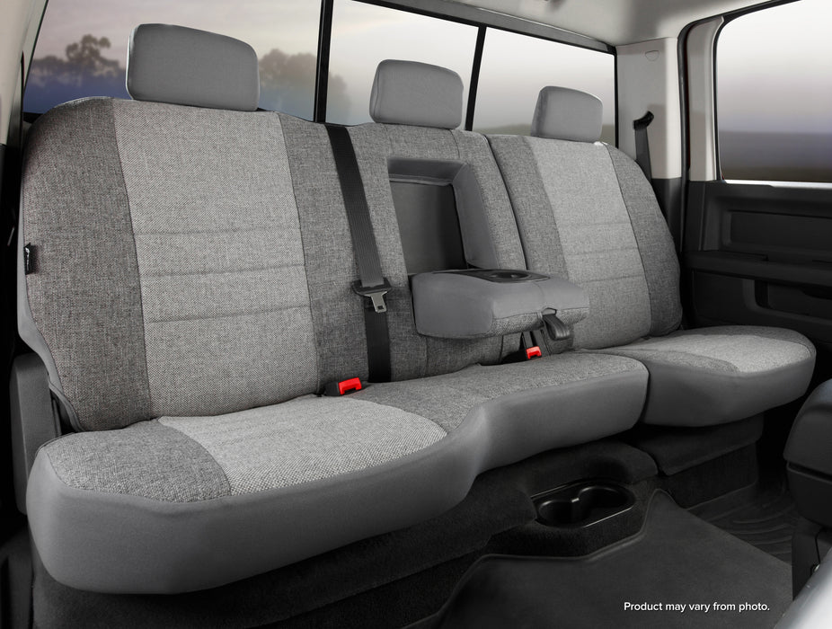 FIA OE35-2 GRAY OE30 Series - Oe Tweed Custom Fit Rear Seat Cover- Gray - Truck Part Superstore
