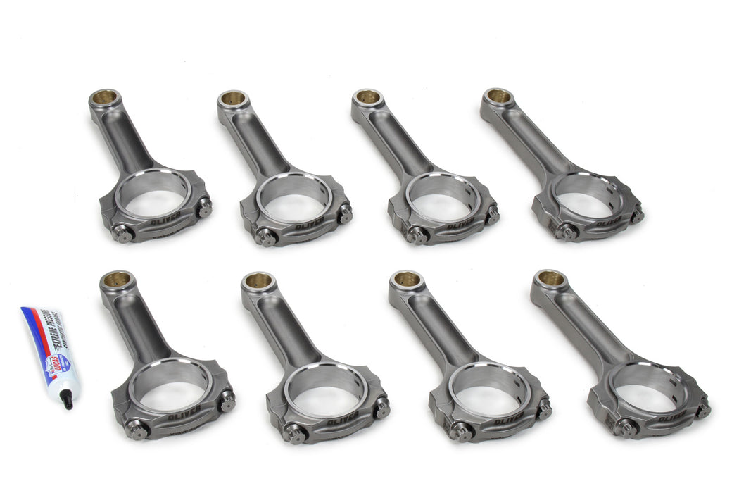 OLIVER RODS C6000SMLT8 SBC Billet Connecting Rod Set 6.000