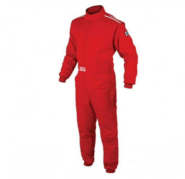 OMP RACING, INC. IA01904061L OS 10 Suit Red Large Single Layer