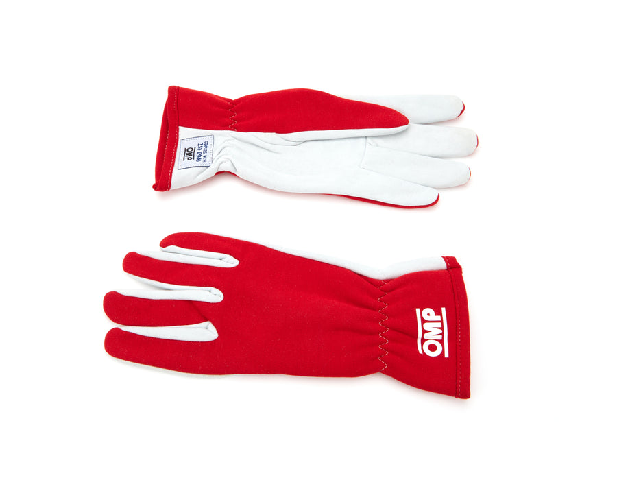 OMP RACING, INC. IB0-0702-A01-061-S Rally Gloves Red Size Small