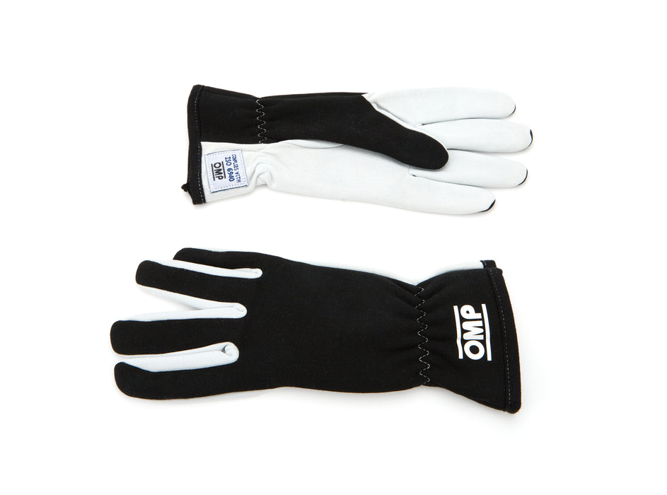OMP RACING, INC. IB0-0702-A01-071-L Rally Gloves Black Size Large