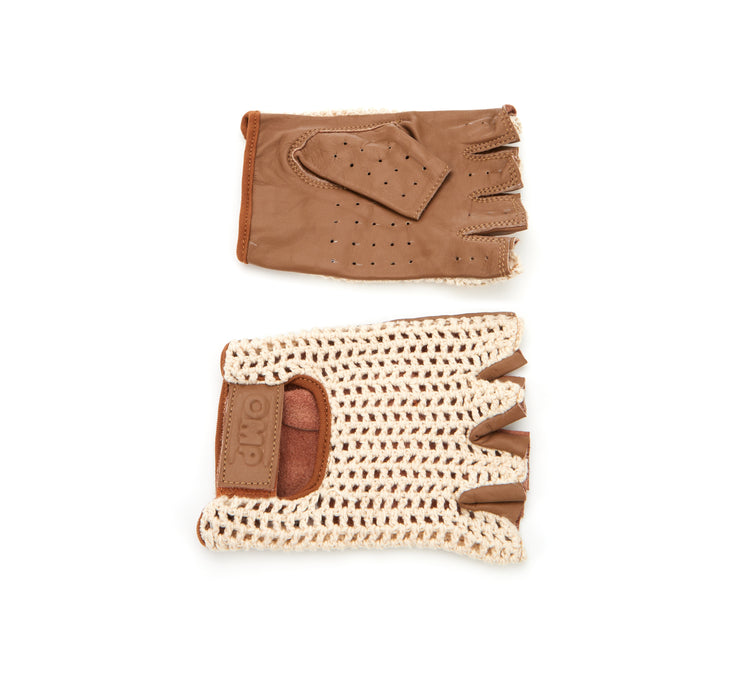 OMP RACING, INC. IB0-0747-A01-010-XL Tazio Gloves Brown X Large