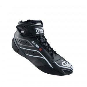 OMP RACING, INC. IC0-0805-B01-071-46 One EVO XR Shoes Black 46 FIA 8856-2018