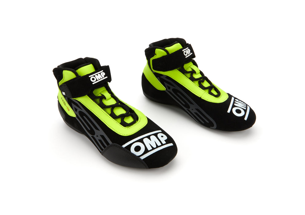 OMP RACING, INC. KC0-0826-A01-178-37 KS-3 Shoes Black And Flo Yellow Size 37