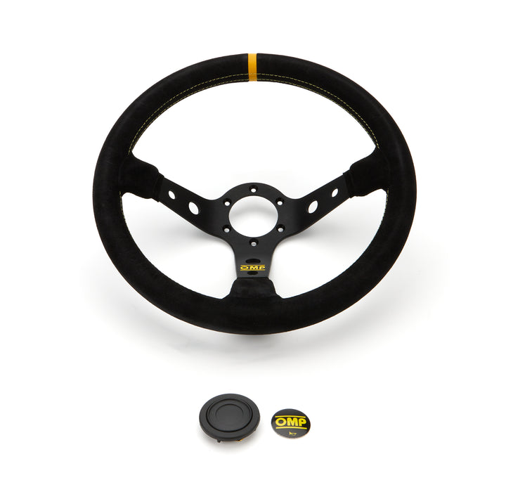 OMP RACING, INC. OD0-2012-071 Corsica 330 Steering Wheel Dished Black