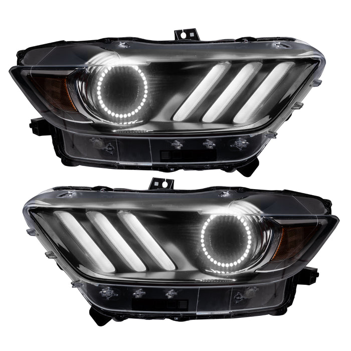 Oracle Lighting 2267-335 2015-2017 Ford Mustang V6/GT/Shelby ColorSHIFT DRL Upgrade w/Halo Kit - Truck Part Superstore