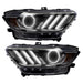Oracle Lighting 2267-335 2015-2017 Ford Mustang V6/GT/Shelby ColorSHIFT DRL Upgrade w/Halo Kit - Truck Part Superstore
