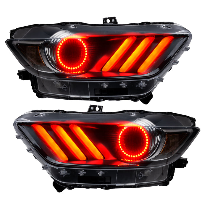 Oracle Lighting 2267-335 2015-2017 Ford Mustang V6/GT/Shelby ColorSHIFT DRL Upgrade w/Halo Kit - Truck Part Superstore