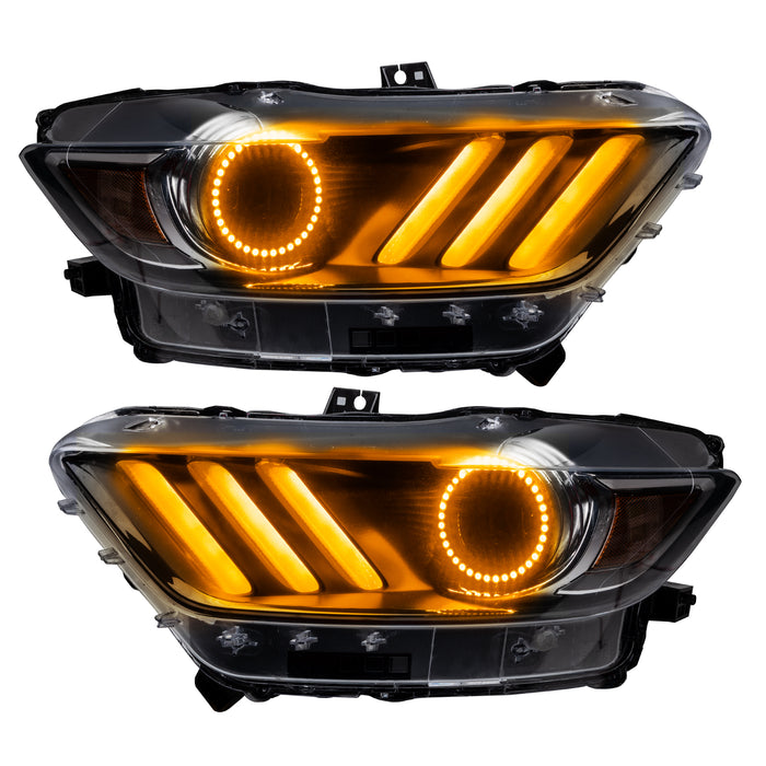 Oracle Lighting 2267-335 2015-2017 Ford Mustang V6/GT/Shelby ColorSHIFT DRL Upgrade w/Halo Kit - Truck Part Superstore