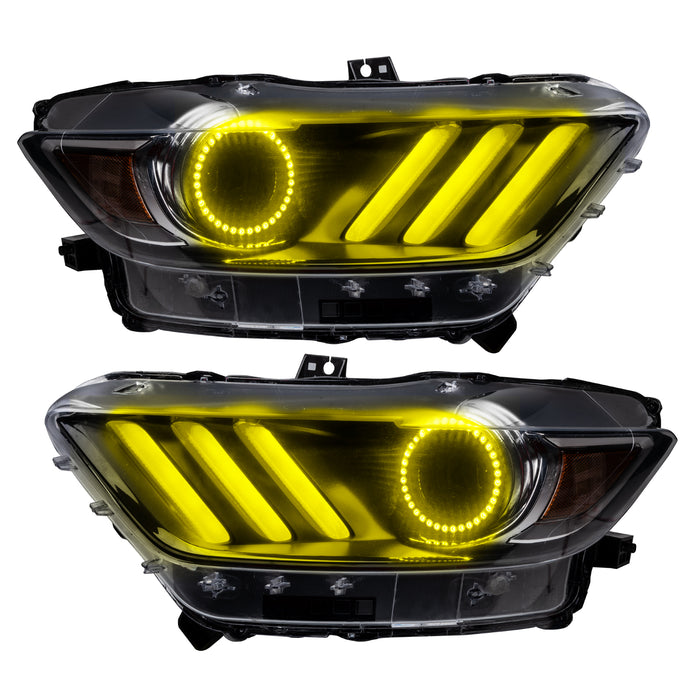 Oracle Lighting 2267-335 2015-2017 Ford Mustang V6/GT/Shelby ColorSHIFT DRL Upgrade w/Halo Kit - Truck Part Superstore