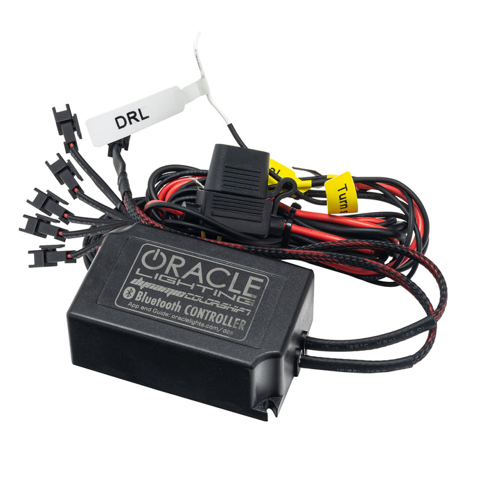 Oracle Lighting 3989-332 2015-2021 Dodge Challenger Dynamic ColorSHIFT LED Headlight & Fog Light Halo Kit - Truck Part Superstore