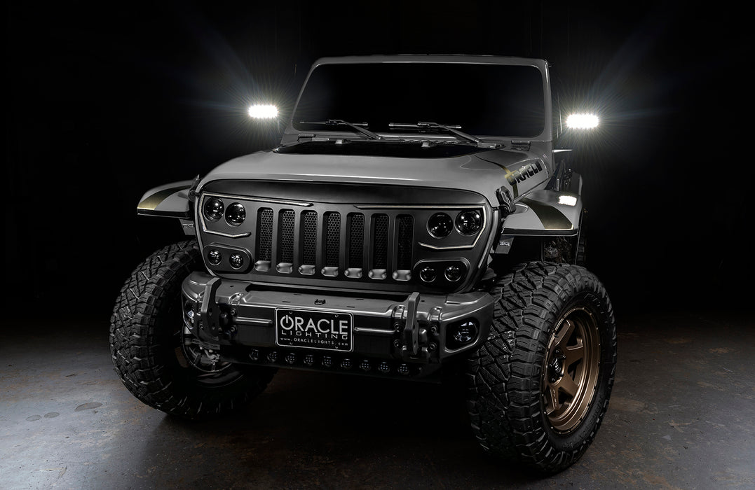 Oracle Lighting 5855-001 ORACLE Lighting LED Off-Road Side Mirrors for Jeep Wrangler JL / Gladiator JT - Truck Part Superstore