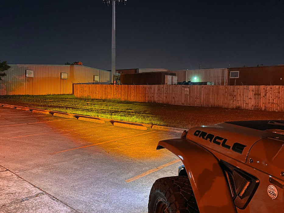 Oracle Lighting 5883-005 Skid Plate w/ Integrated LEDs for Jeep Wrangler JL and Gladiator JT - Amber Lens - Truck Part Superstore