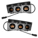 Oracle Lighting 5890-005 ORACLE Lighting 2021-2022 Ford Bronco Triple LED Fog Light Kit for Steel Bumper - Truck Part Superstore