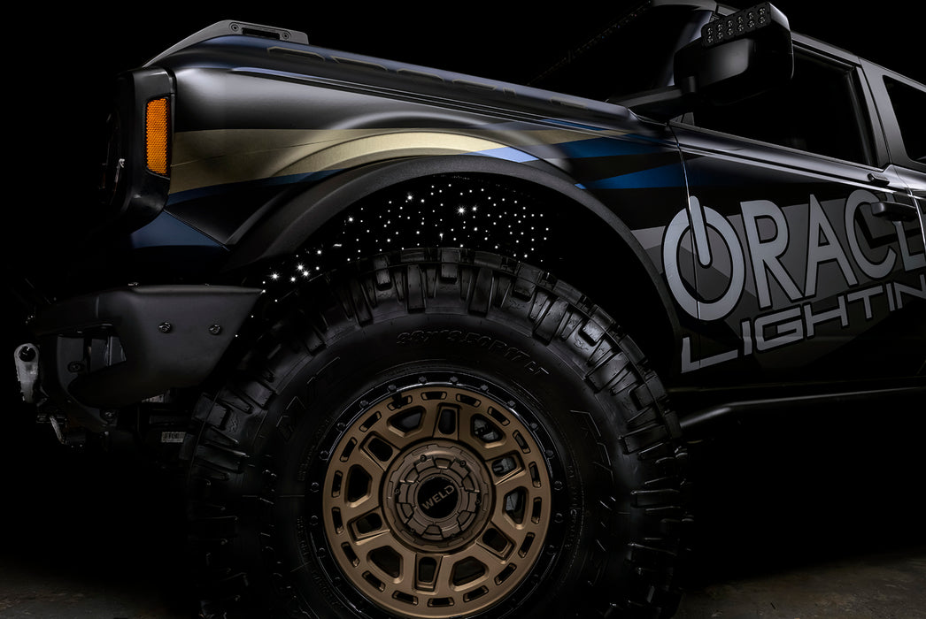 Oracle Lighting 5898-333 Fiber Optic Wheel Liner ColorSHIFT RGB+W Kit - 40W LED/ 600 Fibers - Truck Part Superstore