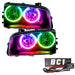 Oracle Lighting 7022-335 2005-2010 Dodge Charger Pre-Assembled LED Halo Headlights - (Non-HID) - Truck Part Superstore