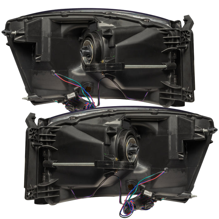 Oracle Lighting 7032-335 2006 Dodge Ram Pre-Assembled LED Halo Headlights - (Chrome Housing) - Truck Part Superstore