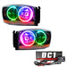 Oracle Lighting 7033-335 2006 Dodge Ram Pre-Assembled LED Halo Headlights - (Black Housing) - Truck Part Superstore