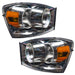Oracle Lighting 7034-335 ORACLE Lighting 2007-2008 Dodge Ram Pre-Assembled LED Halo Headlights - Truck Part Superstore