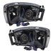 Oracle Lighting 7034-335 ORACLE Lighting 2007-2008 Dodge Ram Pre-Assembled LED Halo Headlights - Truck Part Superstore