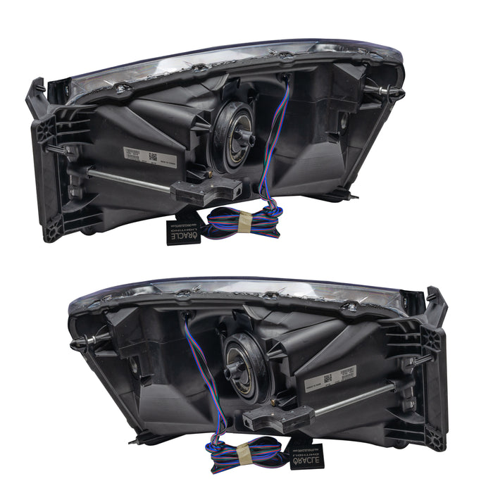 Oracle Lighting 7034-335 ORACLE Lighting 2007-2008 Dodge Ram Pre-Assembled LED Halo Headlights - Truck Part Superstore